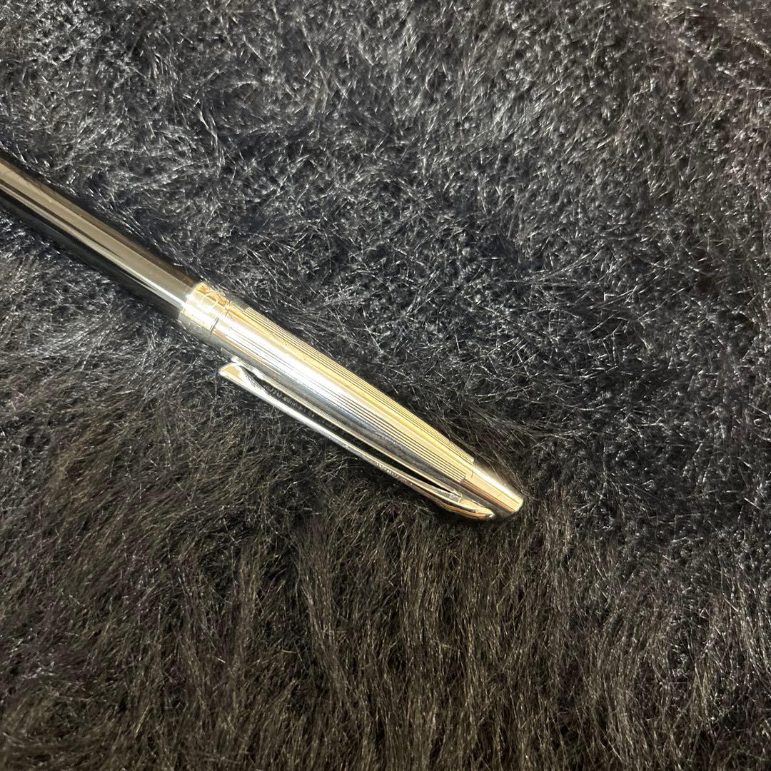 CARAN d´ACHE ボールペン 黒/シルバー