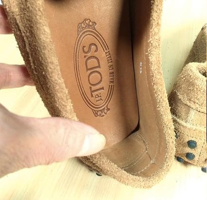【値引き】トッズ TOD'S ドライビングシューズ　モカシン　スウェード