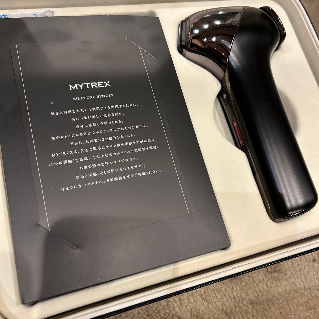 MYTREX MiRAY ONE ブラック リフトアップ 美顔器 MYTREX】美顔器3台分の機能をひとつに！エイジングケアに特化した美顔