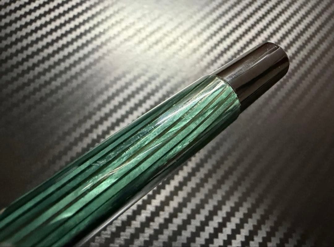 極美品 ペリカン 400 緑縞 F 細字 万年筆 - メルカリ