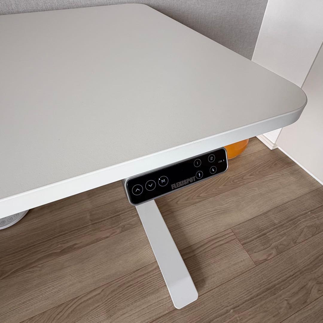 【Raki】FlexiSpot E7 pro 電動昇降デスク ホワイト
