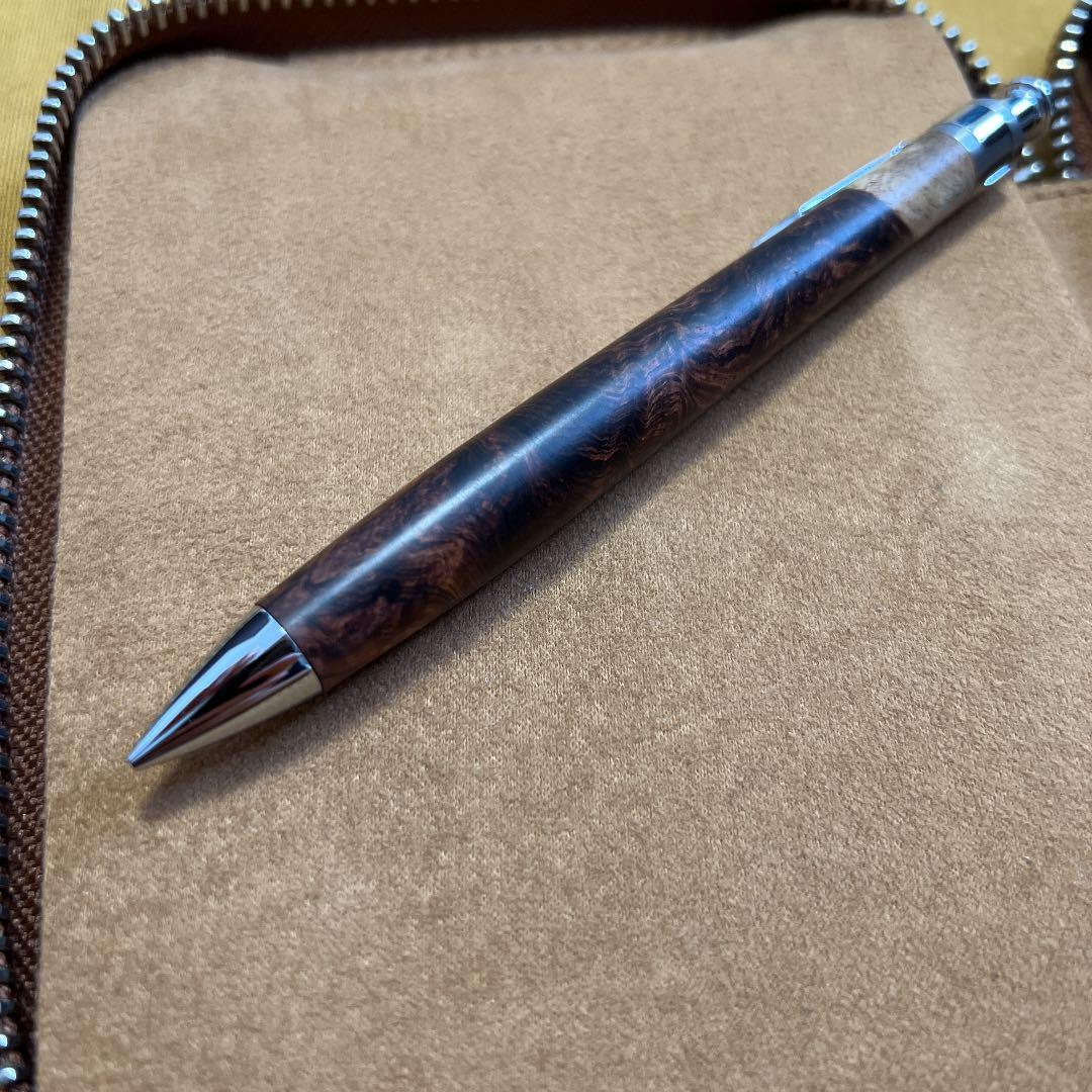 値下中❗️】工房楔 ローズウッド紫白（瘤杢）シャープペン0.5