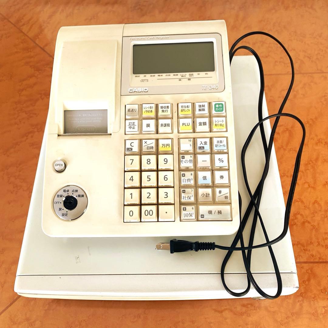カシオ レジスター TE－340 中古品
