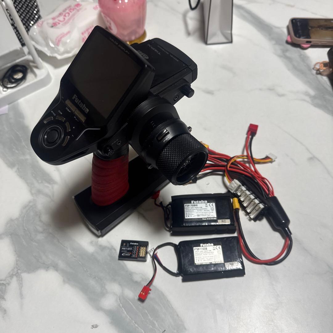 Futaba 4PX ラジコン送信機　受信機　テールスライダーホイール付⭐️