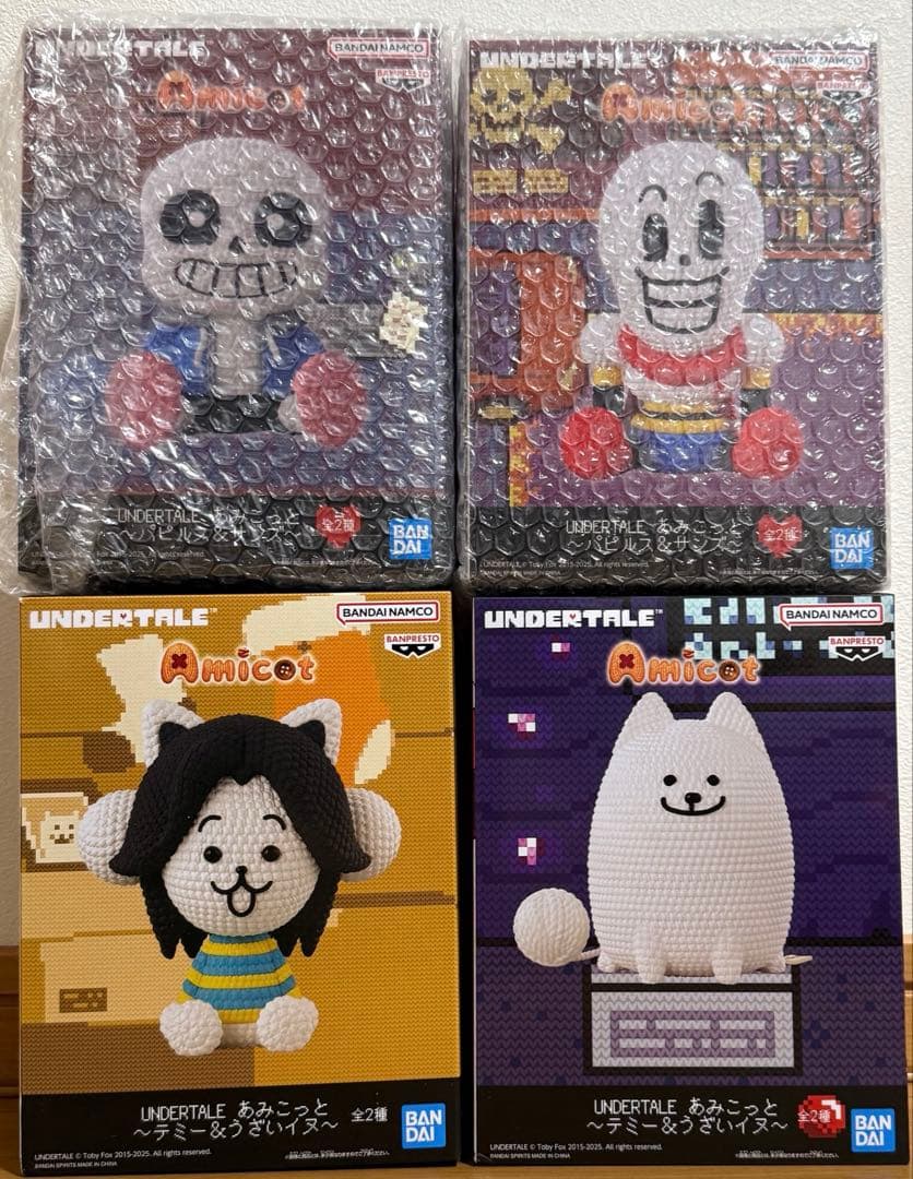 4種セット！UNDERTALE Amicot あみこっと フィギュア - メルカリ