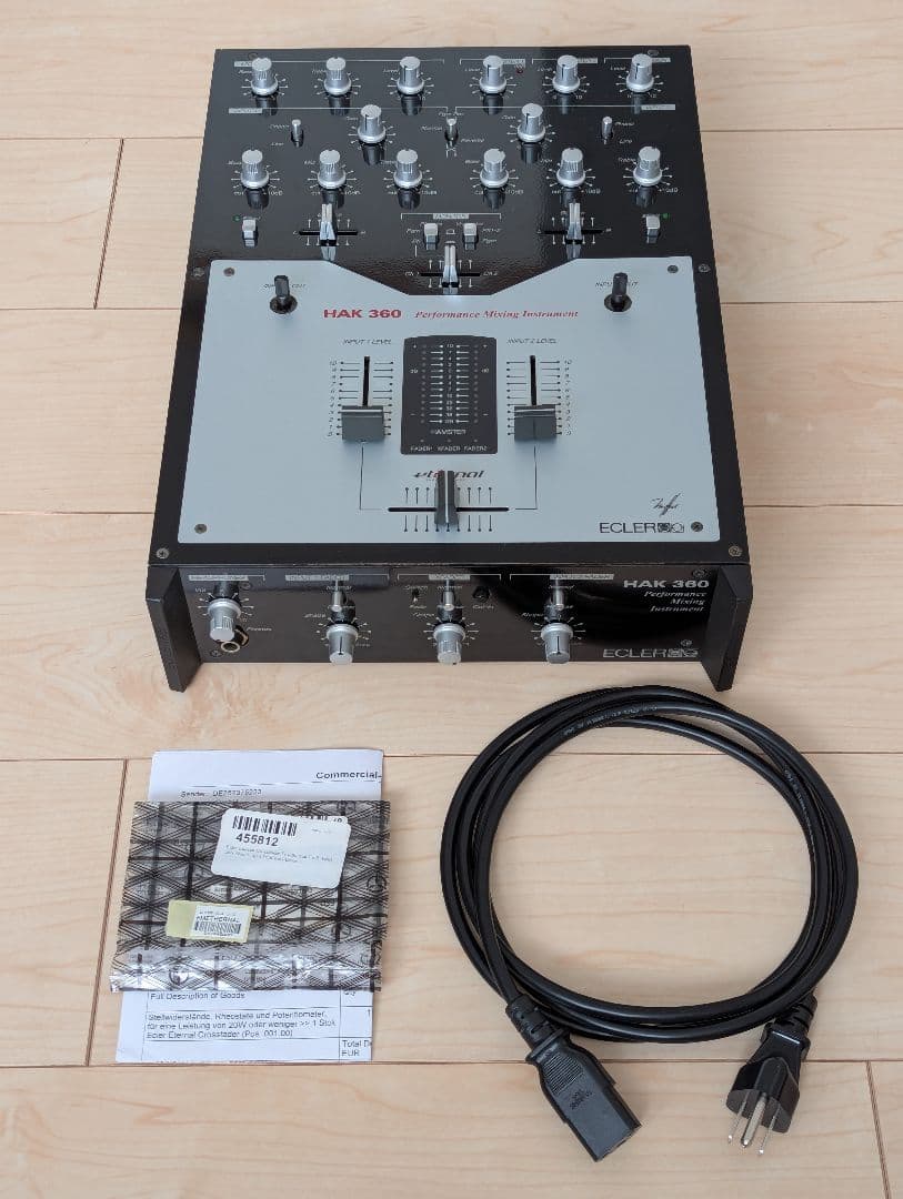 希少なecler HAK 360パフォーマンスミキサー ECLER/DJミキサー/HAK360 -DJ機材アナログレコード専門店OTAIRECORD