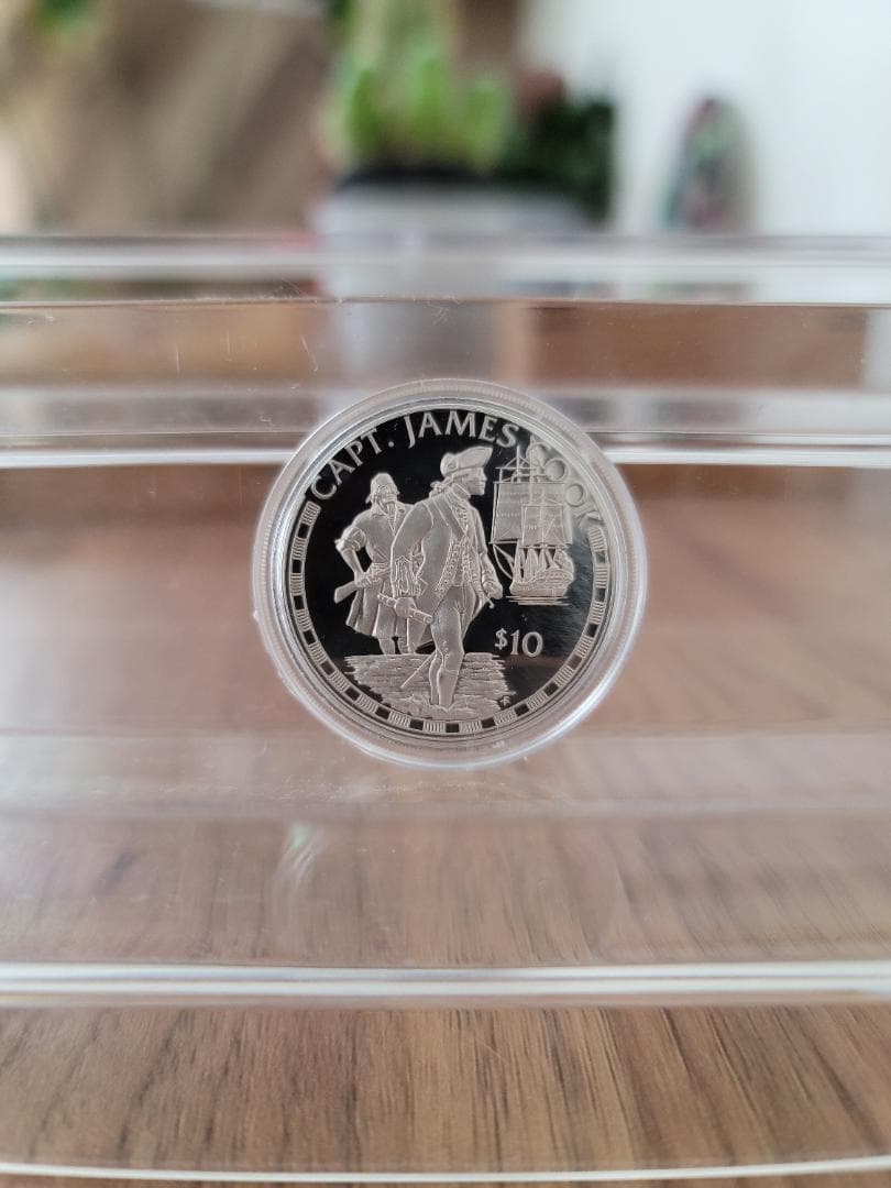 クック諸島 1976年 キャプテン・クック .925 銀貨 プルーフ - メルカリ