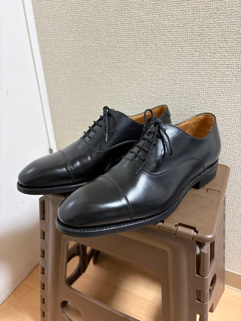 使用数回程度 berwick1707 ストレートチップ ブラック UK7