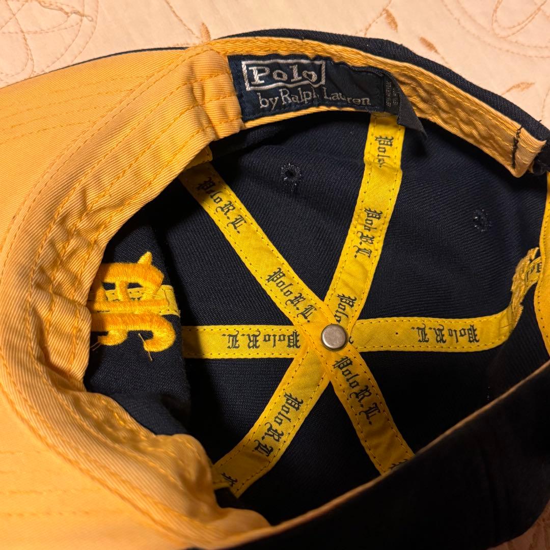 希少 90s ポロラルフローレン \"P\" キャップ ビンテージ