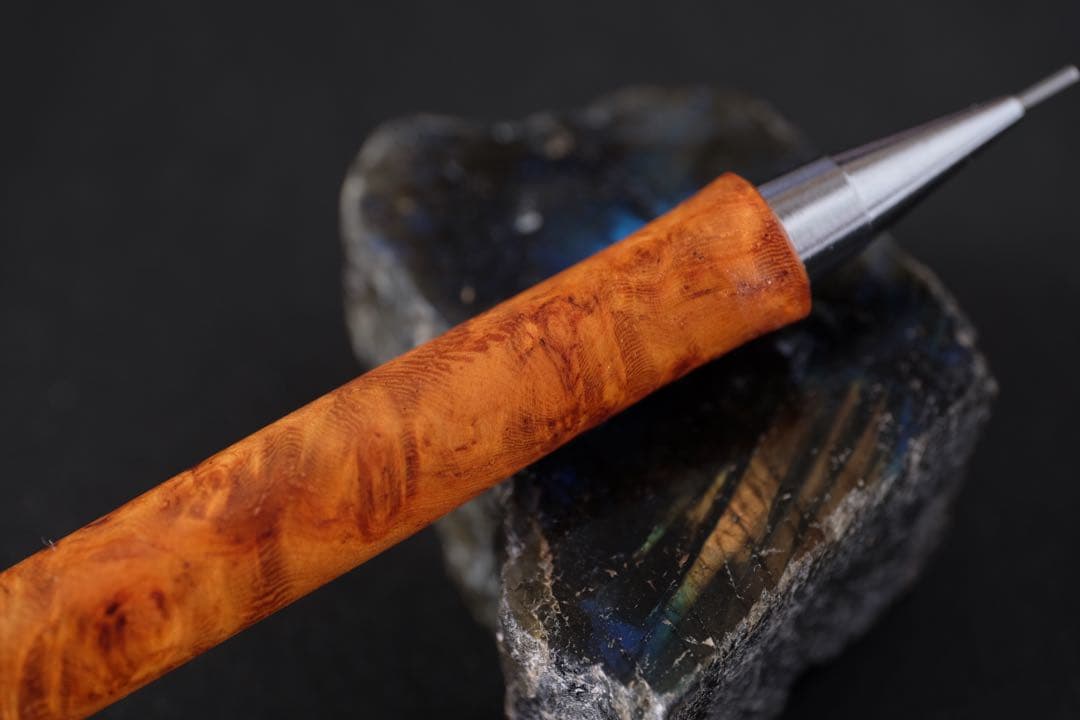 PG5木軸カスタムシャープペンシル0056 花梨瘤 高村杢工房