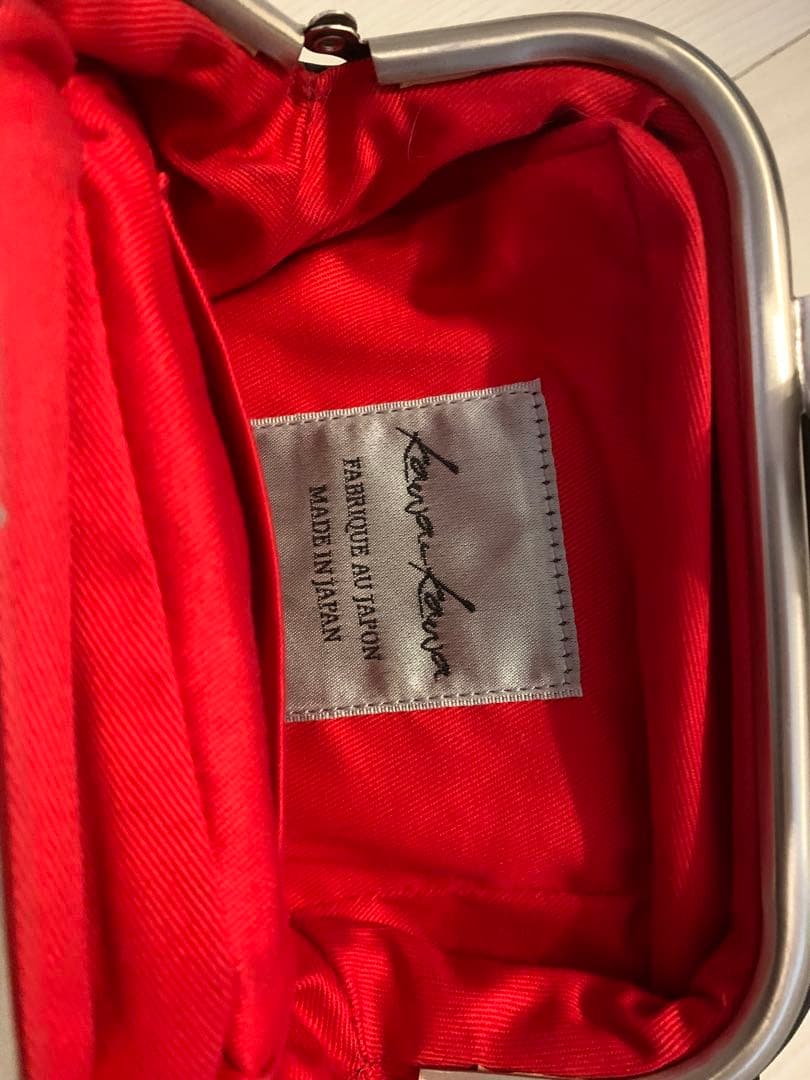 Kawa Kawaカワカワ がま口ミニショルダーバッグ ポシェット 黒