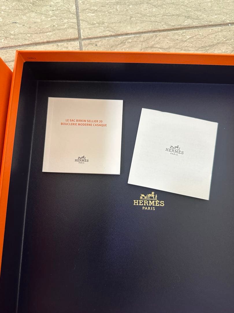 エルメス Hermes バーキン 20 空箱 ブルーボックス 希少 激レア