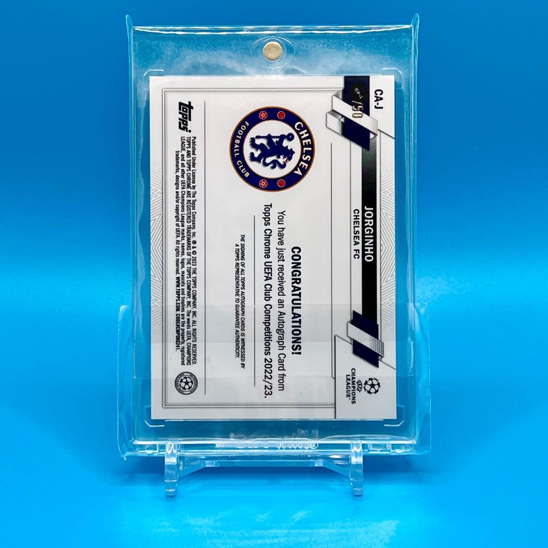 世界50枚！22-23 Topps Chrome JORGINHO 直筆サイン