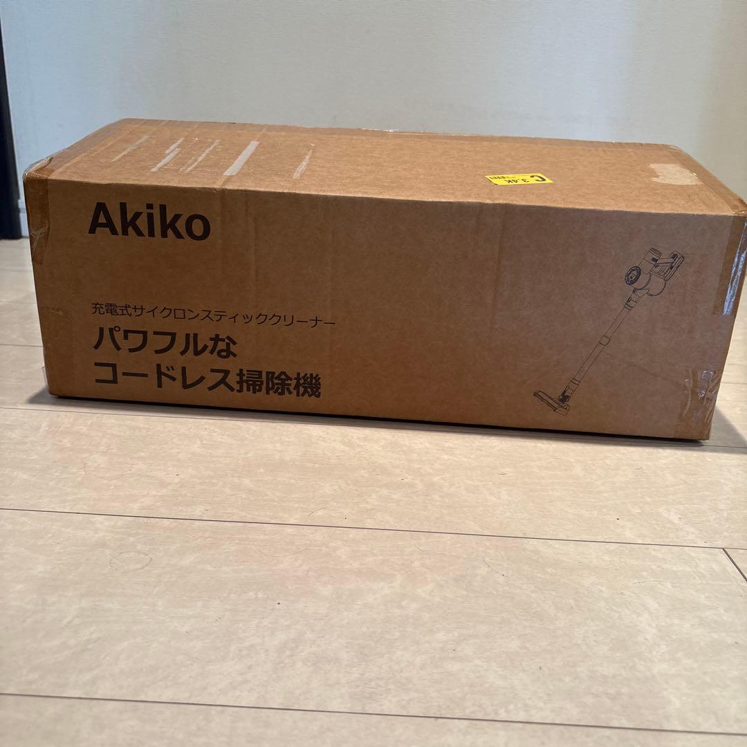 未使用】Akiko スティック掃除機 サイクロン式 650W