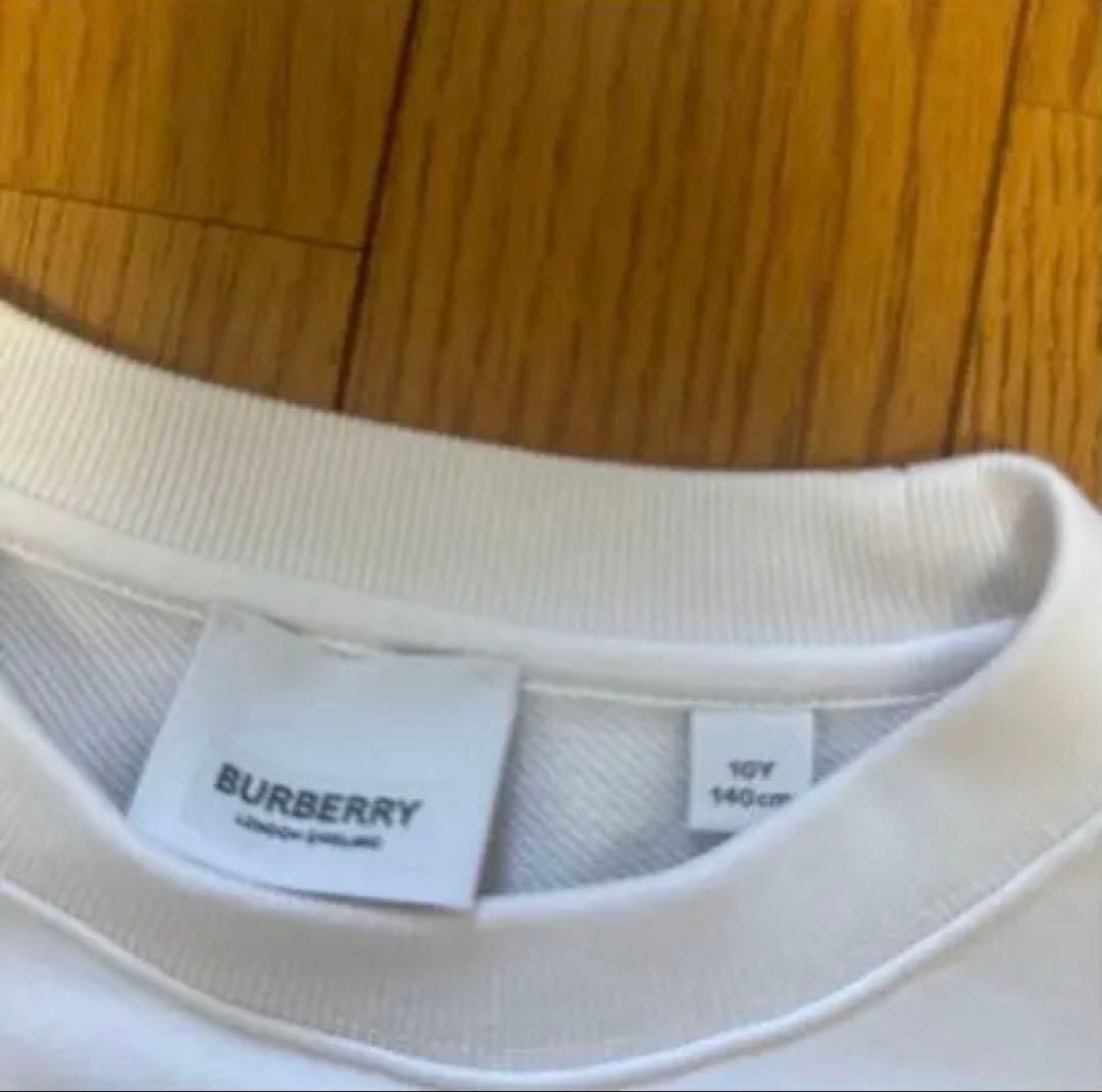 BURBERRY ホワイト トレーナー　キッズ　ベア