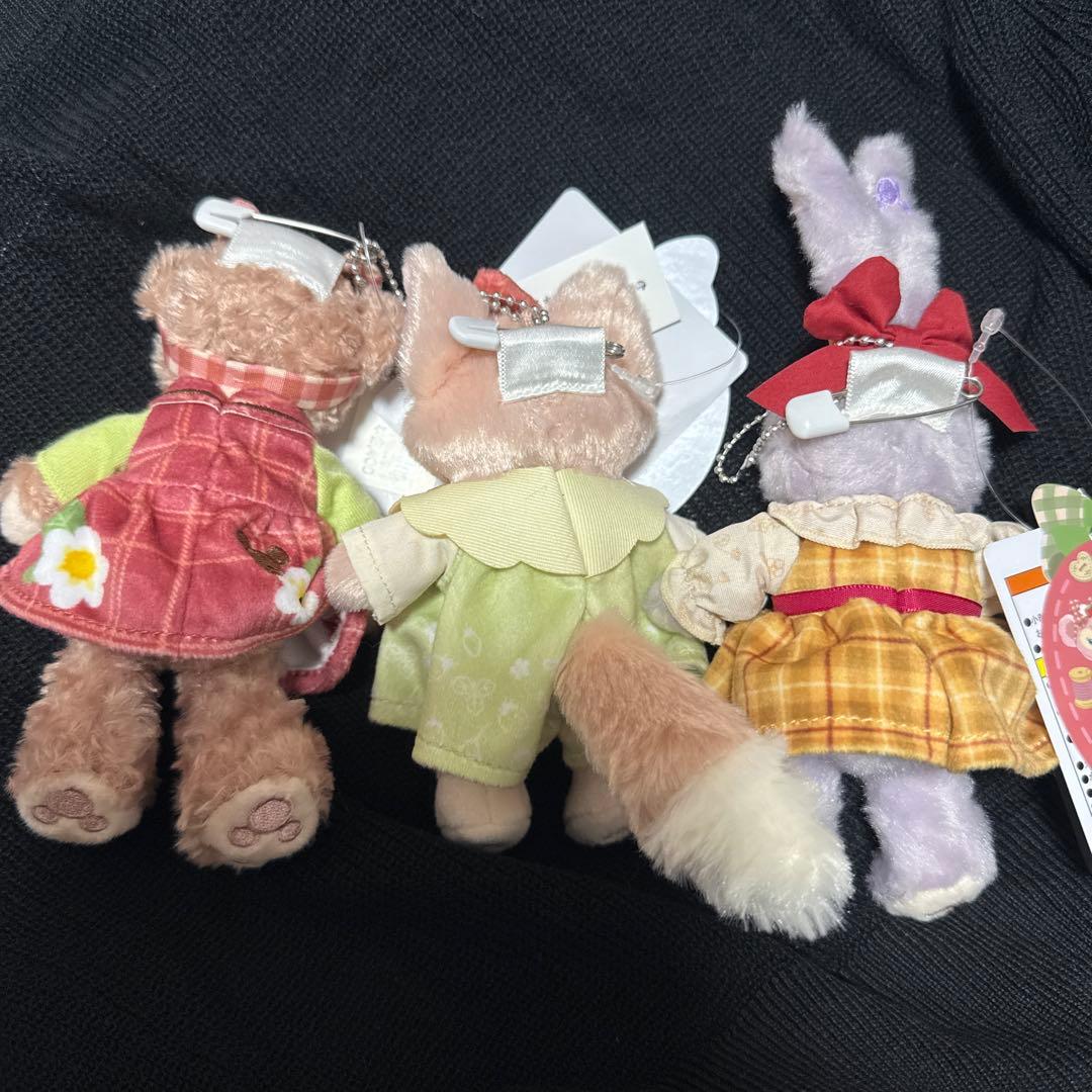 ハートフェルトストロベリーギフト ぬいぐるみバッジセット