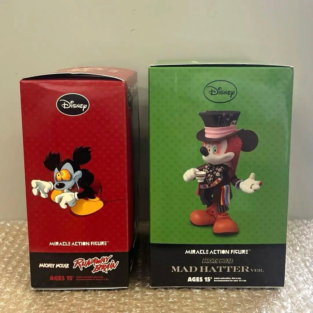 メディコムトイ ミッキーマウス ラナウェイブレイン マッドハッター フィギュア