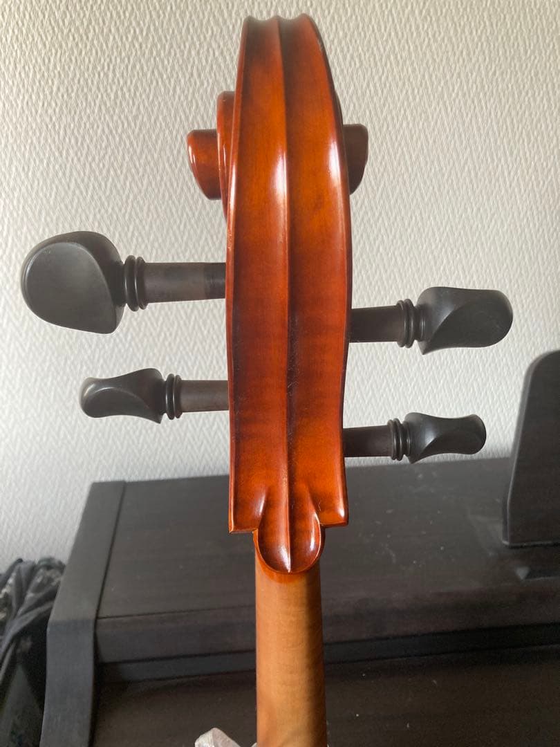 チェロ　ジャンク品　本体のみ(弓なし)ケースつき
