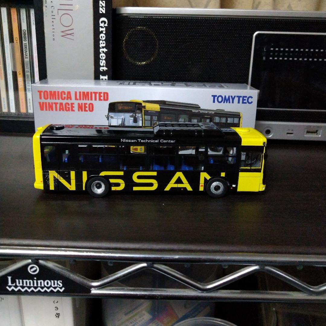トミカ LV-N245e いすゞエルガ日産送迎バスイエローブラックサイドミラー付