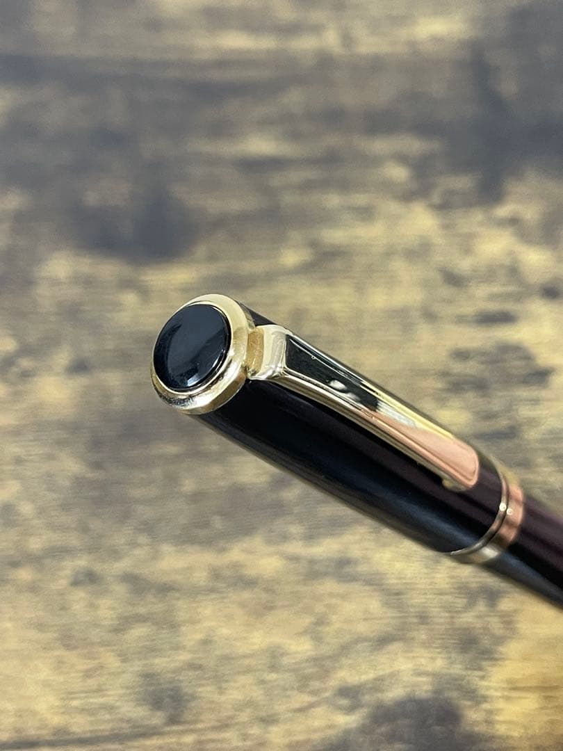 筆記確認＆洗浄済み　初期型　エボナイトペン芯　14金　細字　プラチナ　万年筆