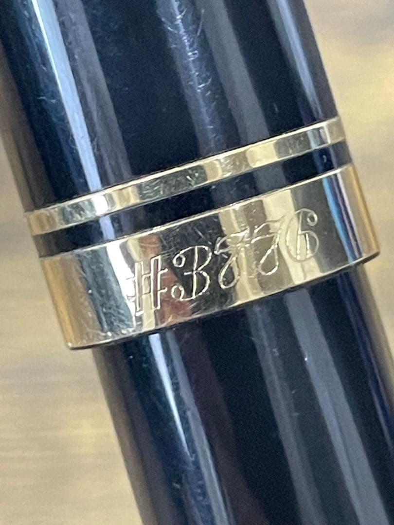 筆記確認＆洗浄済み　初期型　エボナイトペン芯　14金　細字　プラチナ　万年筆