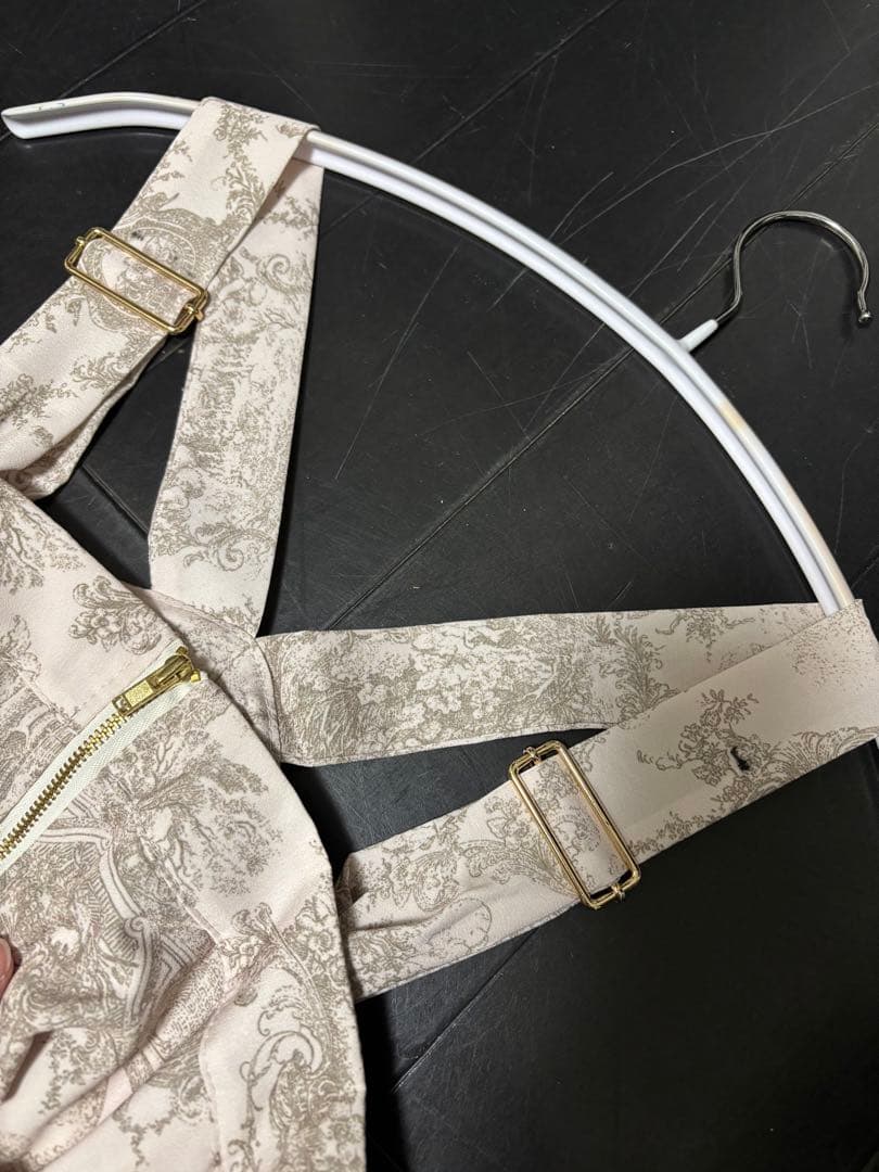 【人気新作ドレス】定価29,700 Andy ロングドレス　ピンクベージュ　S