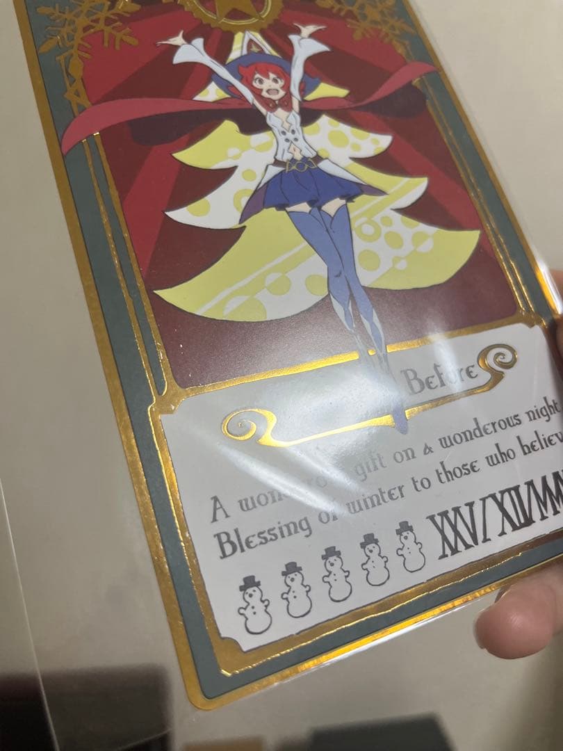 シャリオカード 芳垣祐介 原画展 リトルウィッチアカデミア クリスマス