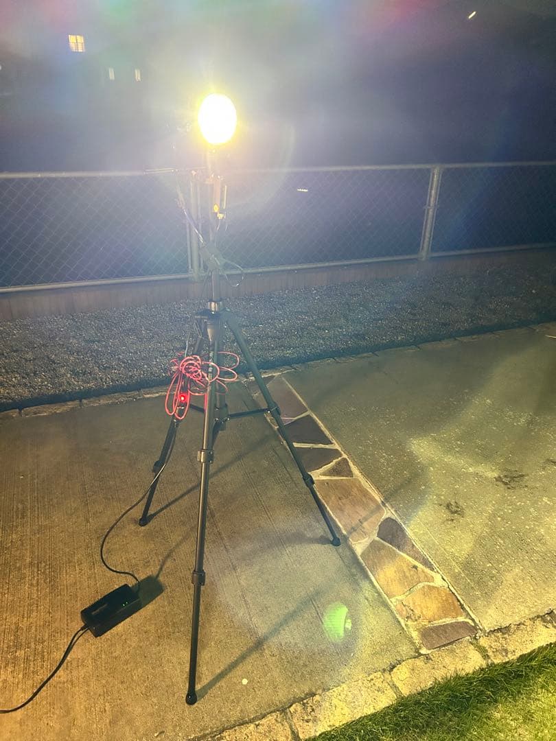 灯火採集 ライトトラップ 紫外線放出加工 55W 三脚付 8mシガー電源