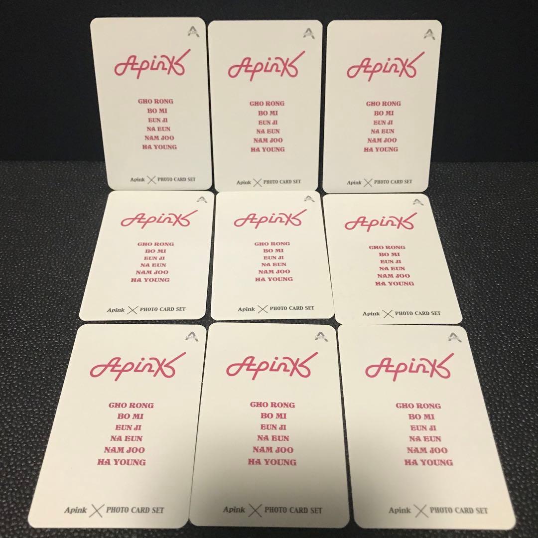 Apink ナムジュ　トレカ　9枚セット　ショーケース　luv