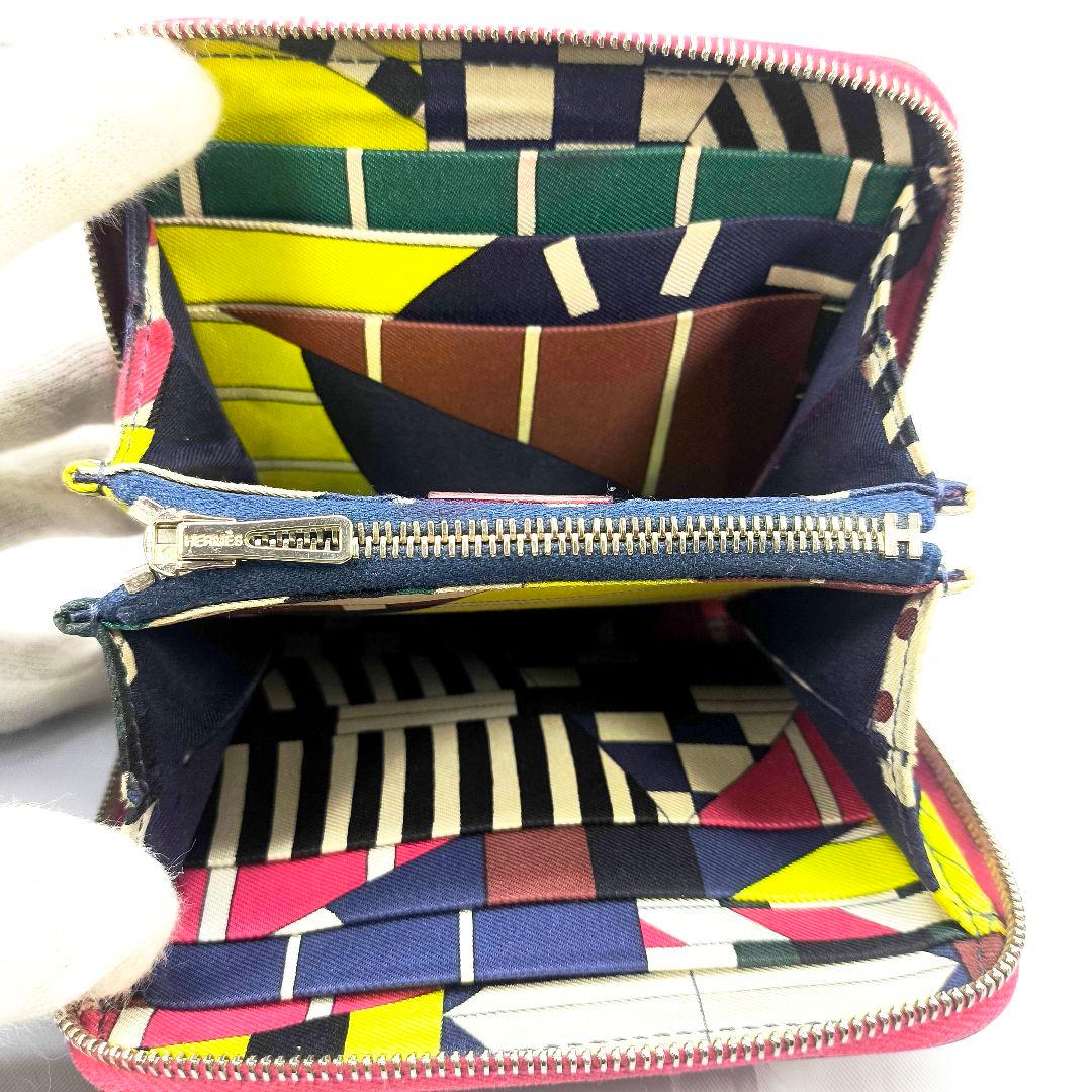 エルメス アザップ シルクイン ジップ パース コンパクト ウォレット