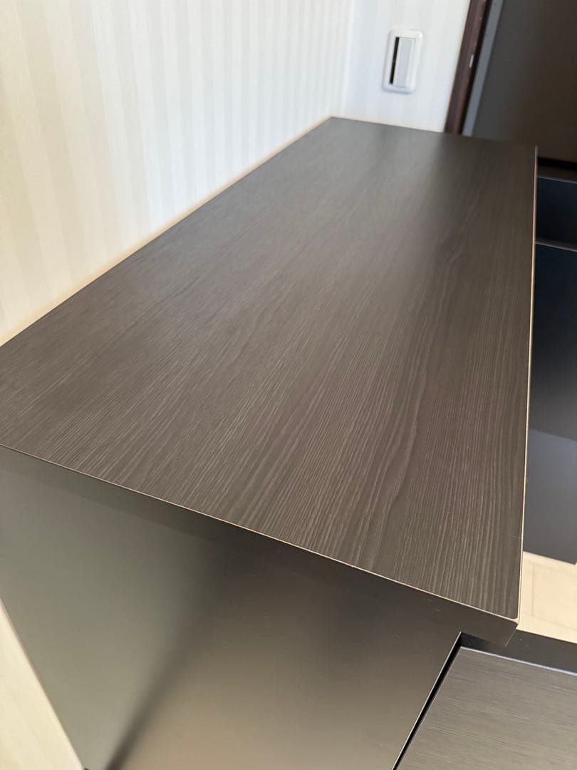 まめちゃん様専用】リビングキャビネット 日本製 木製 スチール脚付