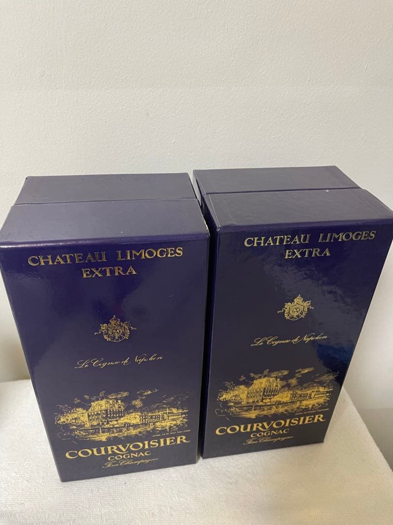 _^メル44801様^_^COURVOISIER EXTRA箱入り2本セット。 飲料・酒