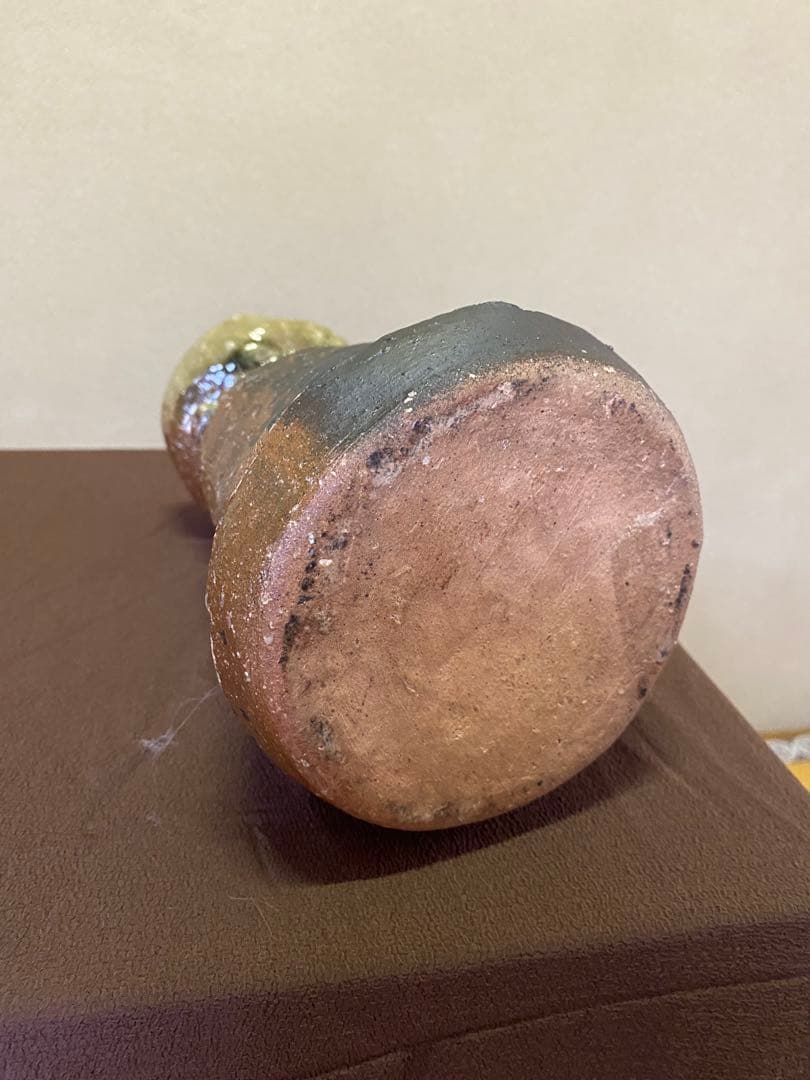 茶道具/花入 杉本忠造 信楽窯花入 共箱 茶道 華道