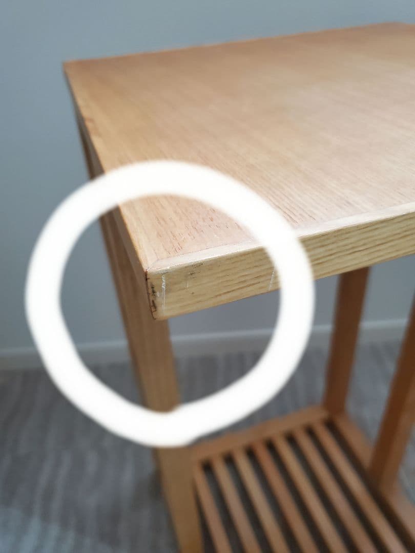 アクタス アッシュ材 サイドテーブル 天然木｜アクタス アッシュ材