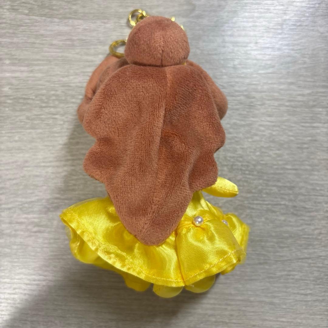 ディズニー　タイニー 美女と野獣 ベル ぬいぐるみ キーチェーン