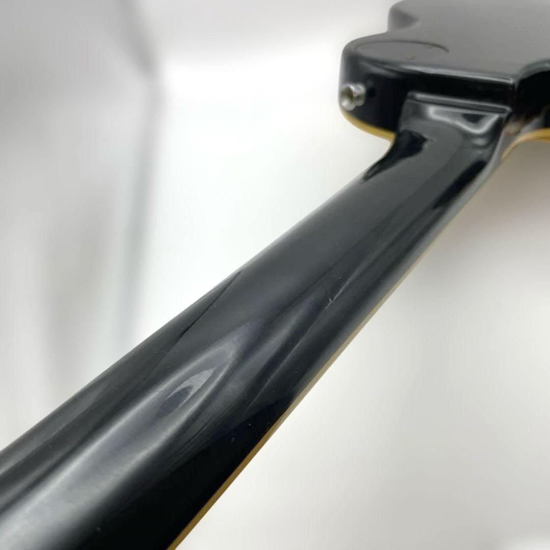 SAMICK ミニギター LPレスポールタイプ黒 ショートスケール サミック