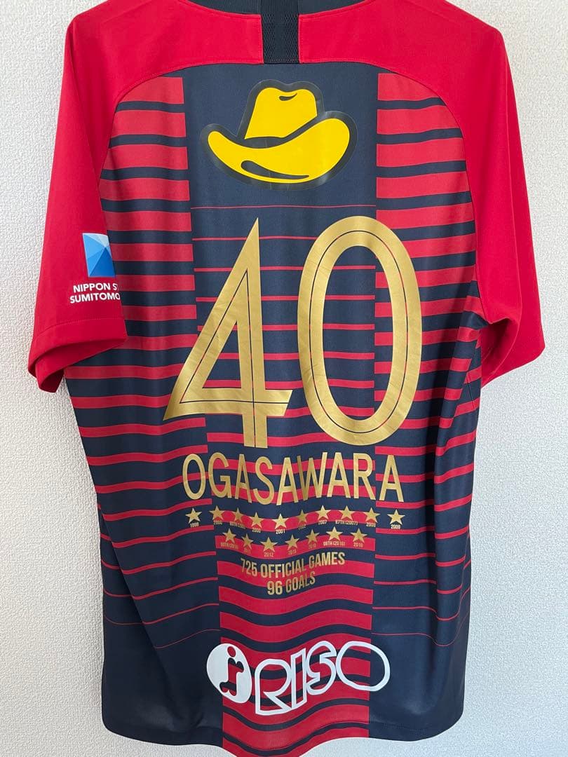 鹿島アントラーズ ユニフォーム 小笠原満男