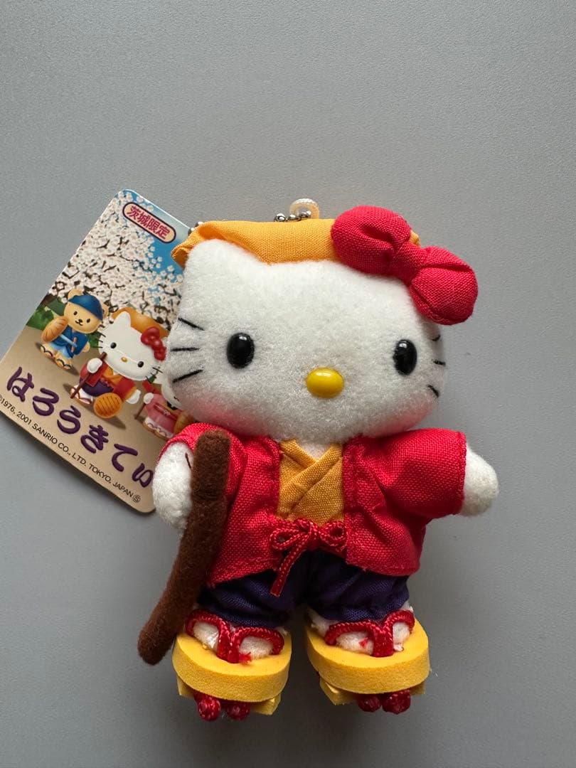 レア　茨城限定　水戸黄門キティ ぬいぐるみ ハローキティ ご当地キティ 茨城限定 水戸黄門 ぬいぐるみ