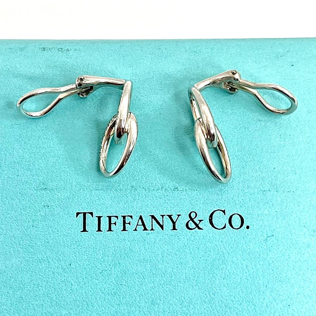 ティファニー オールドティファニー ダブルループ イヤリング シルバー925