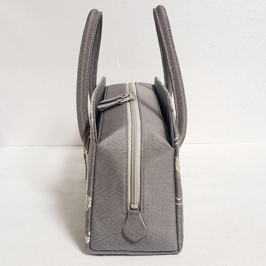 (8277)新品 利休バッグ 日本製 西陣織 帯地 和装用 あおりバッグ