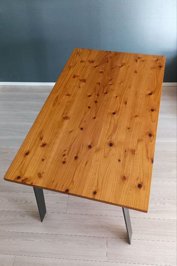 kanademono　カナデモノ　ダイニングテーブル　作業台　杉×アイアン脚