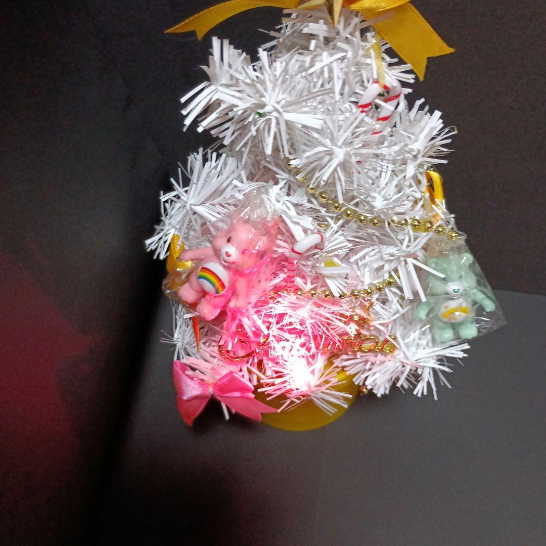 レトロ CareBears ケアベア クリスマスツリー マスコットフィギュア付き