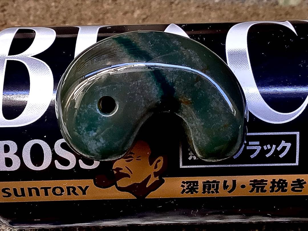 ✳抜群肌紋様‼️最低150.以上の品‼️花仙山瑪瑙 出雲勾玉