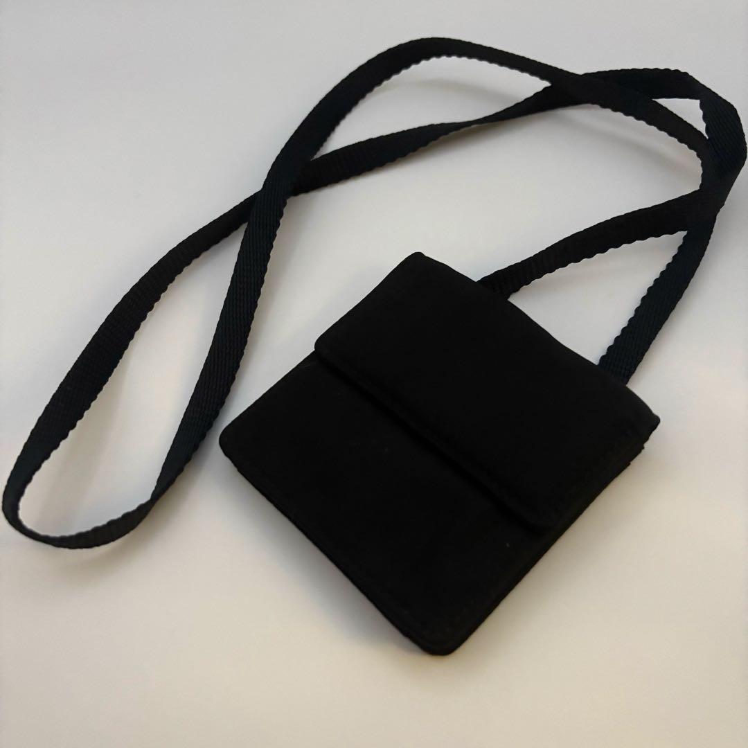 プラダ PRADA ロゴプレート ケース ミニショルダーバッグ ナイロン