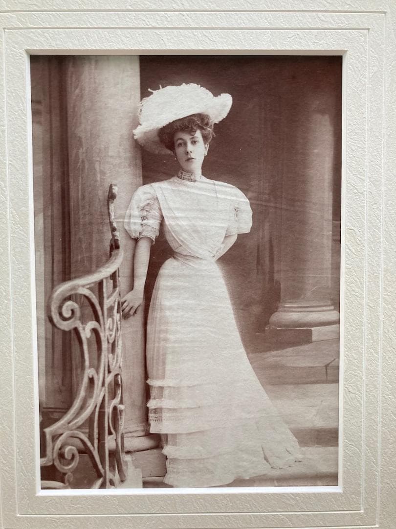 フランスアンティーク 肖像写真 ベルエポック社交界の花形 リアーヌ