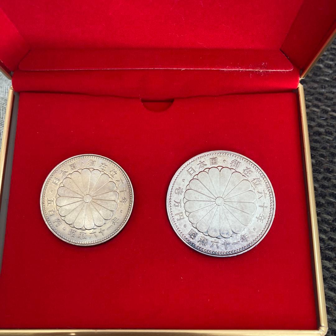 天皇陛下御在位60年記念品 記念メダル3点