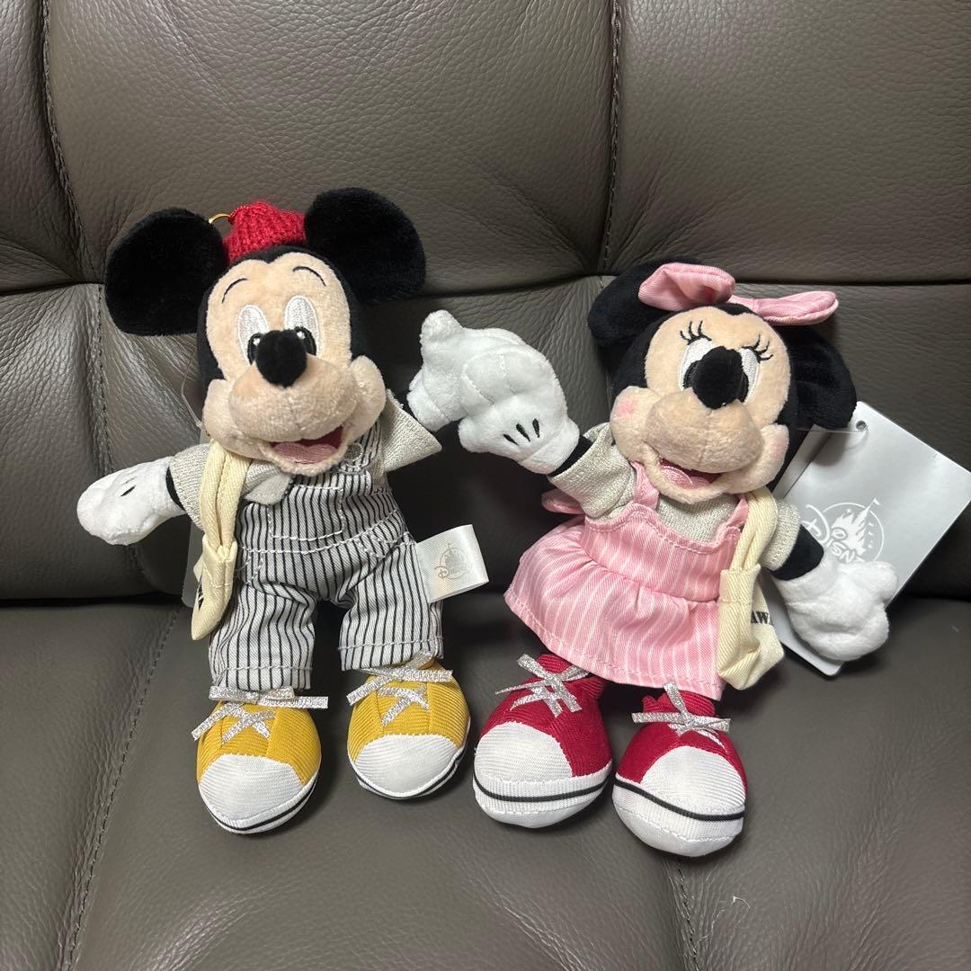 ディズニーストア　立川限定　ぬいぐるみキーチェーン　ミッキー　ミニー　ドナルド