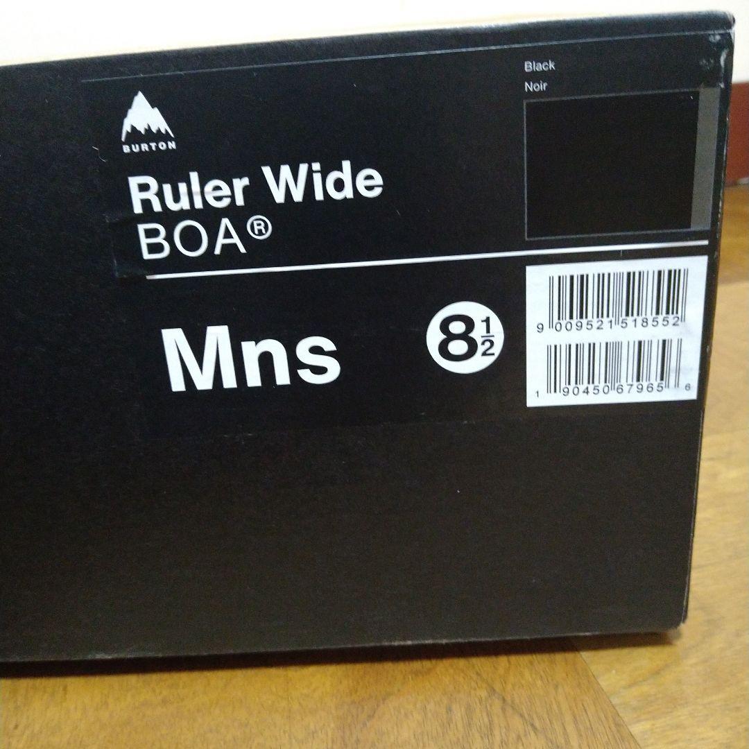 Burtonブーツ 23-24 Ruler 26.5cm Wide BOA 黒