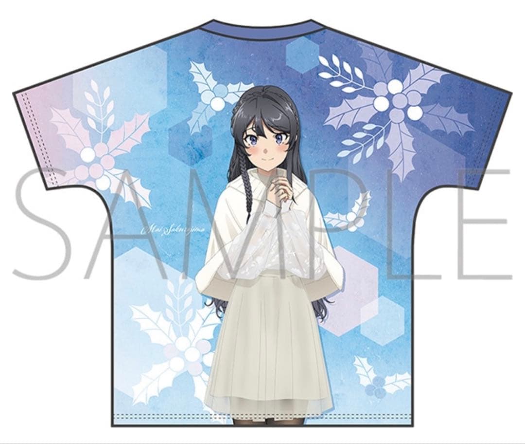 5-1122-17 青春ブタ野郎　桜島麻衣　フルグラフィックTシャツ