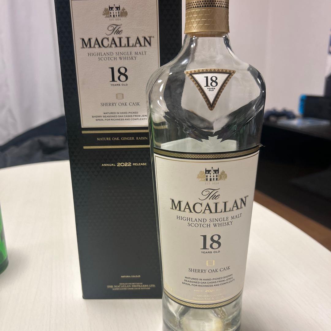 ウイスキー 響、白州、マッカラン、山崎 空瓶